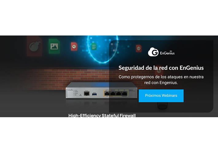foto 12 de julio a las 16 horas. EnGenius impartirá un webinar sobre seguridad en redes cableadas e inalámbricas.